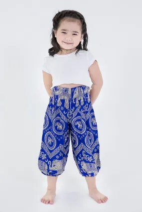 Imperial Elephant Kids Elephant Pants in Blue