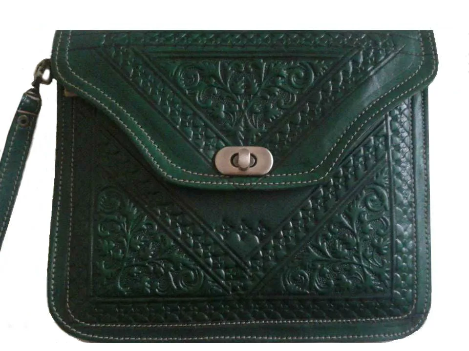 Kharrazine Square Clutch - Green