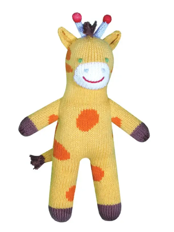 Knit Rattle - Giraffe