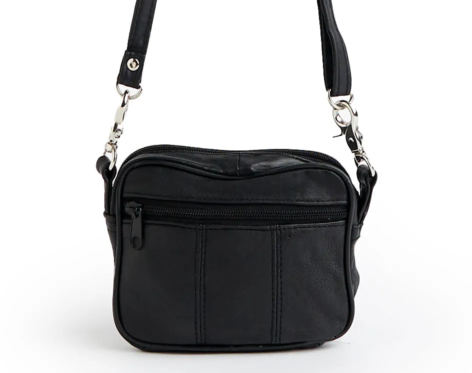 Leather Multi Use Crossbody Purse