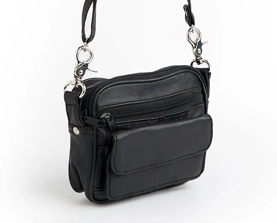 Leather Multi Use Crossbody Purse