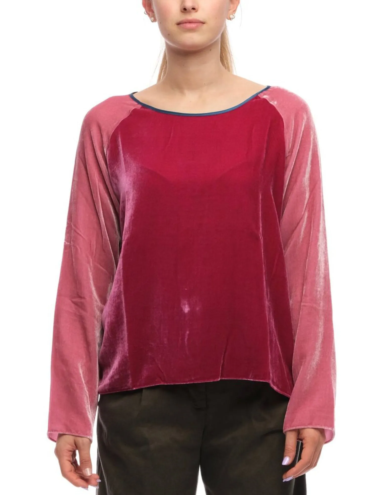 Long t-shirt for woman PIERRE LOUIS MASCIA KANPUR ROSA