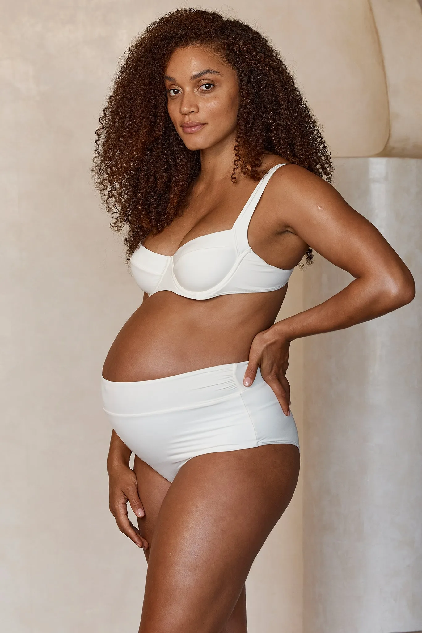 Maternity Sorrento Bottom - Ivory