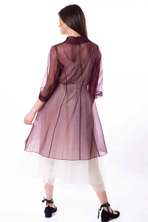 Megan Salmon - M5718 Organza Florence Coat