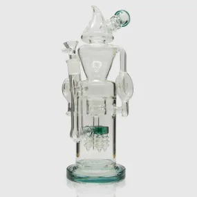 Melting Point Glass Bong - Aquamarine