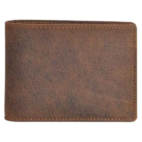 Men's Leather Wallet Lugano Black or Brown