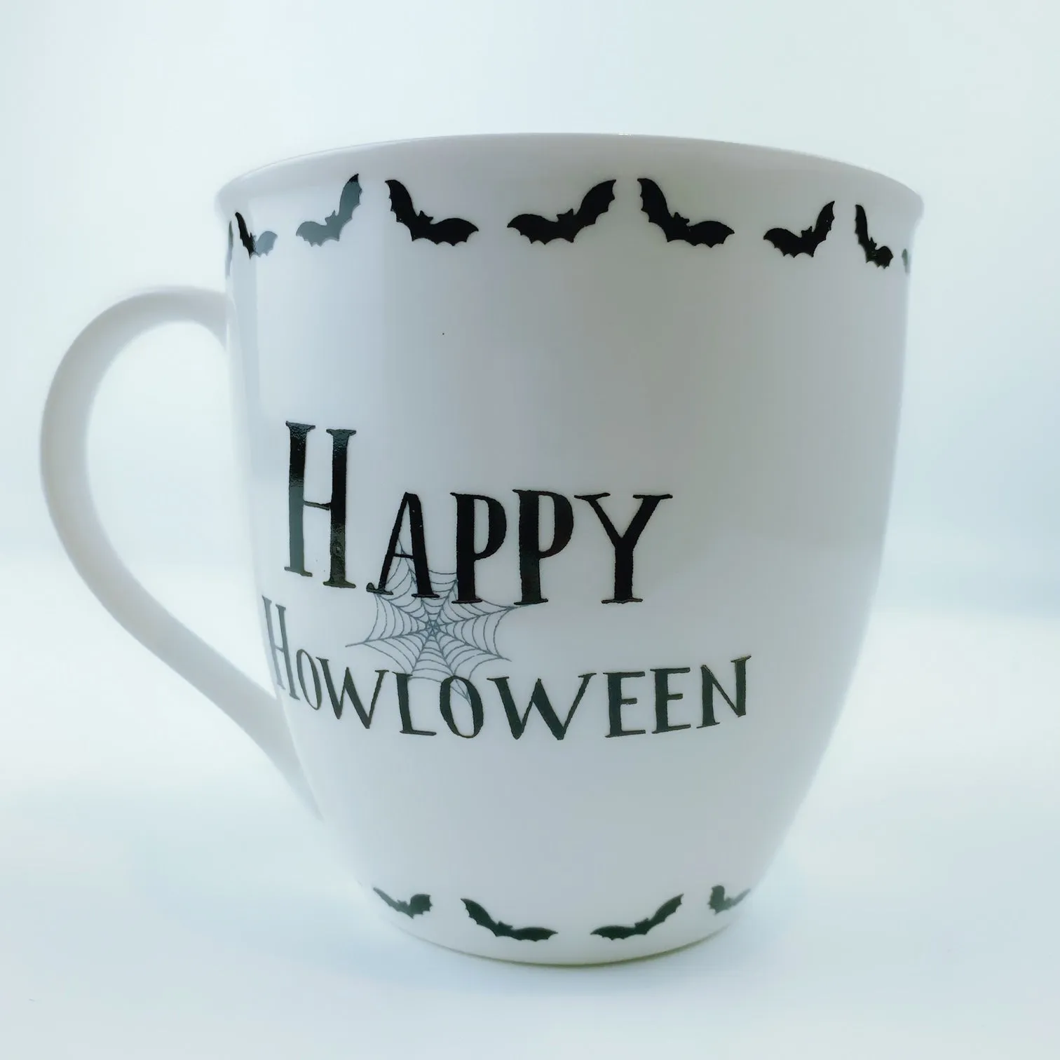 Milly Green British Design Happy Halloween Dachshund Dog Coffee Mug Tea Cup and Coaster Set