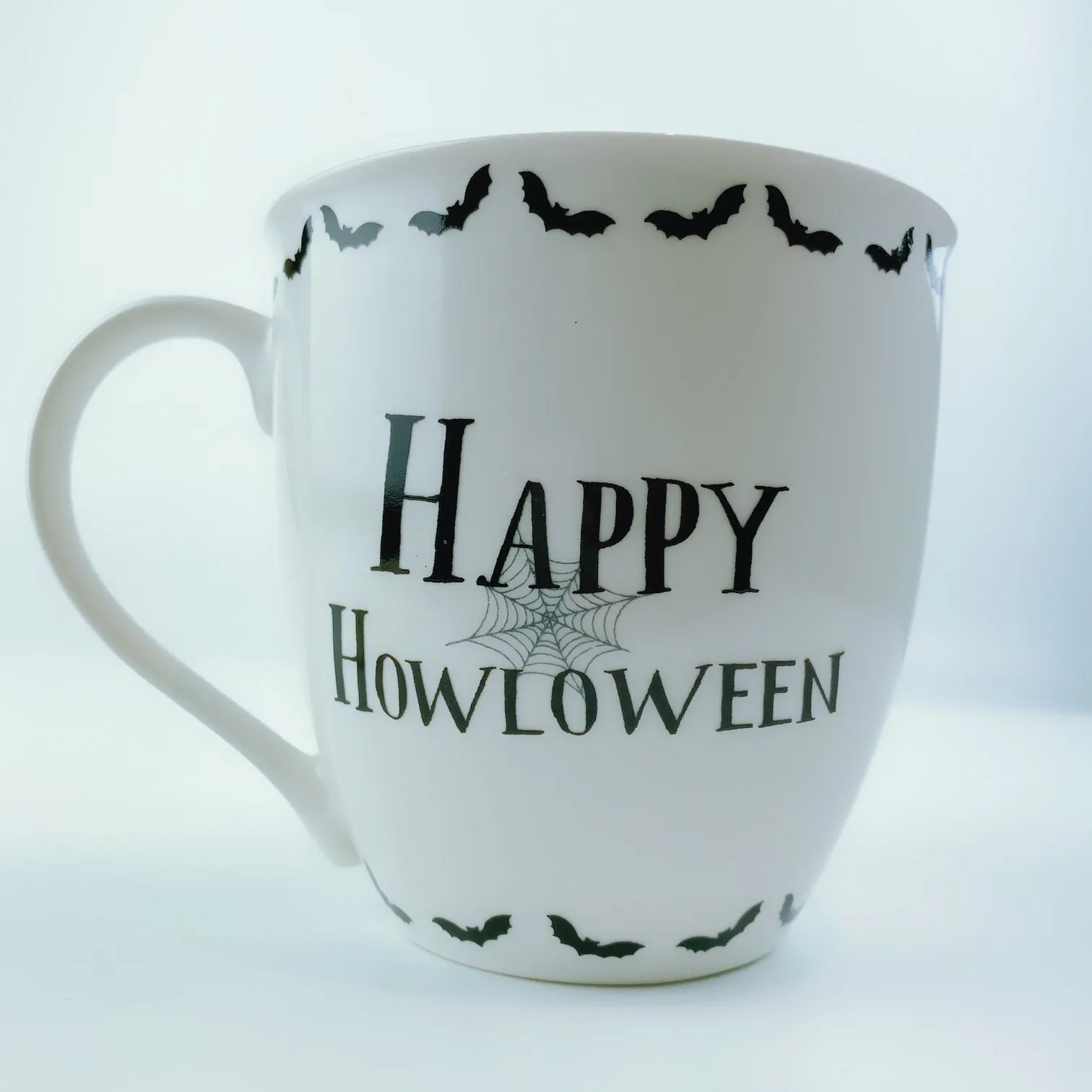 Milly Green British Design Happy Halloween Dachshund Dog Coffee Mug Tea Cup and Coaster Set