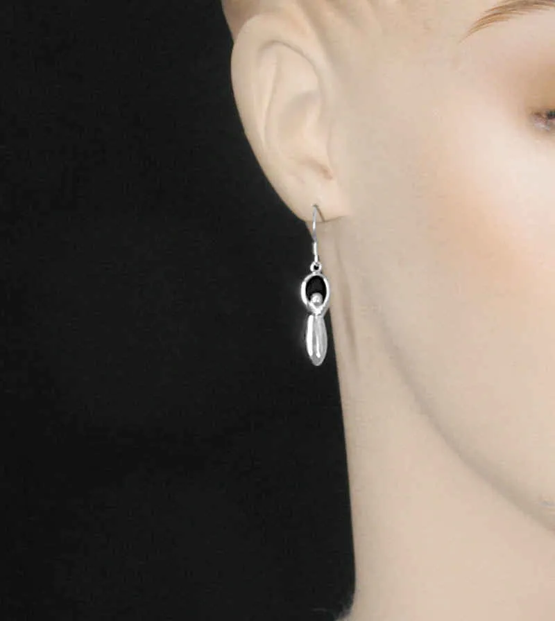 Neopagan Fertility Goddess Drop Earrings