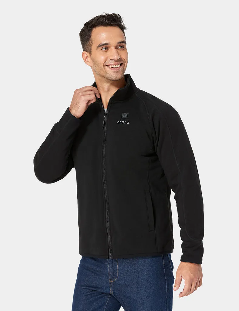 (Open-box) Men's Heated Fleece Jacket (Battery Set Not Included)