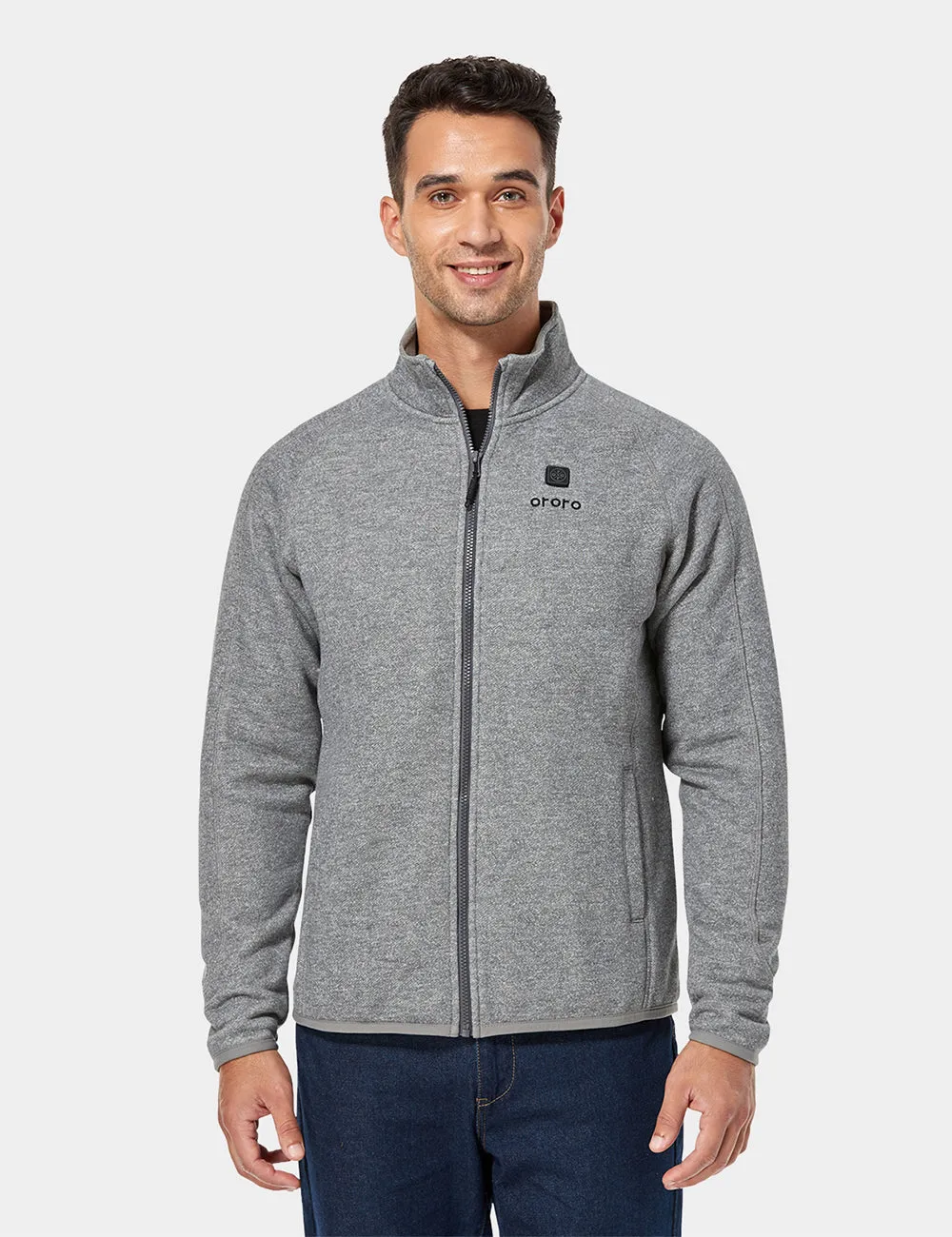 (Open-box) Men's Heated Fleece Jacket (Battery Set Not Included)