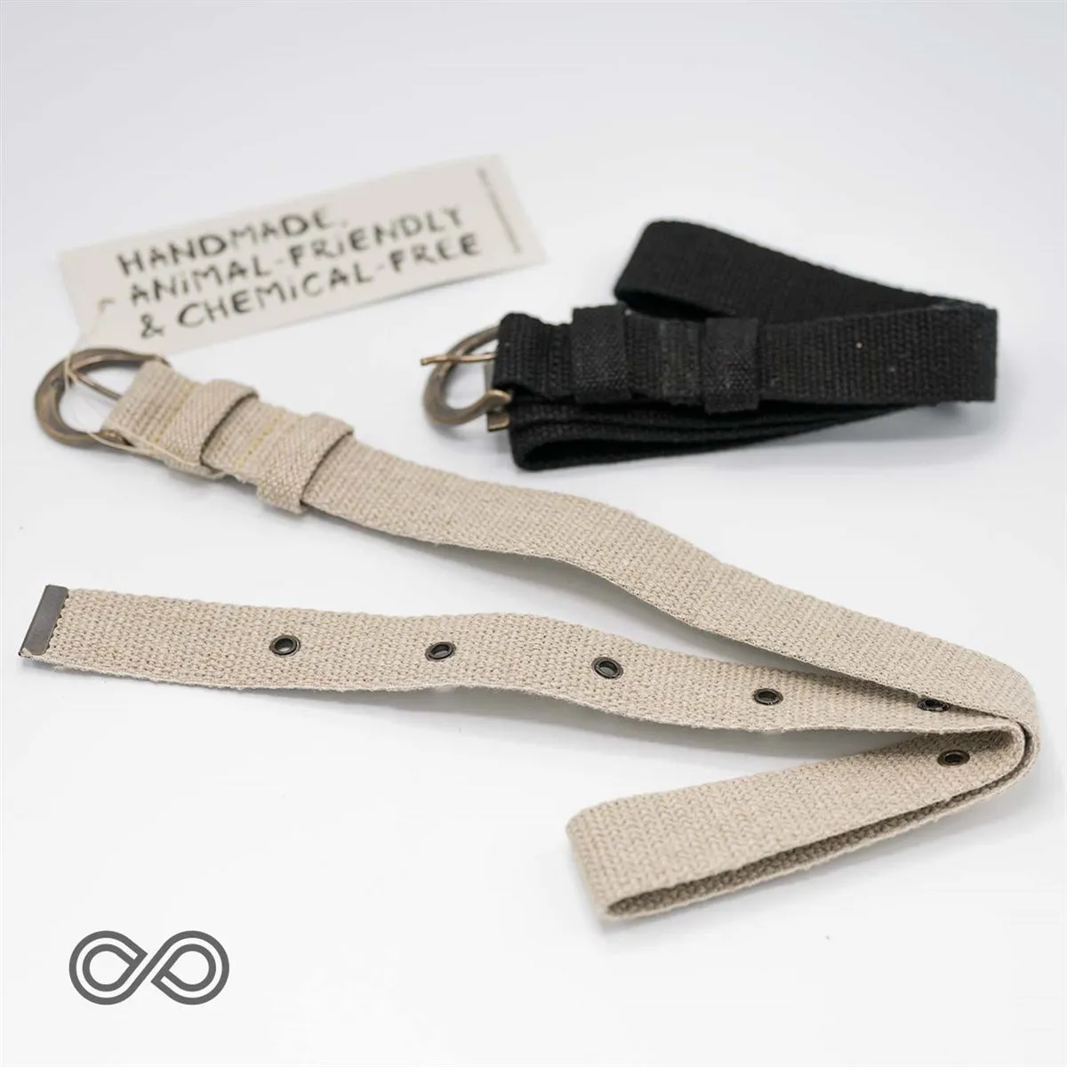 PASCAL 100% Organic Hemp Webbing Belt