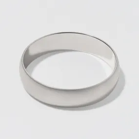 Platinum Classic Wedding Band - Matte 5mm