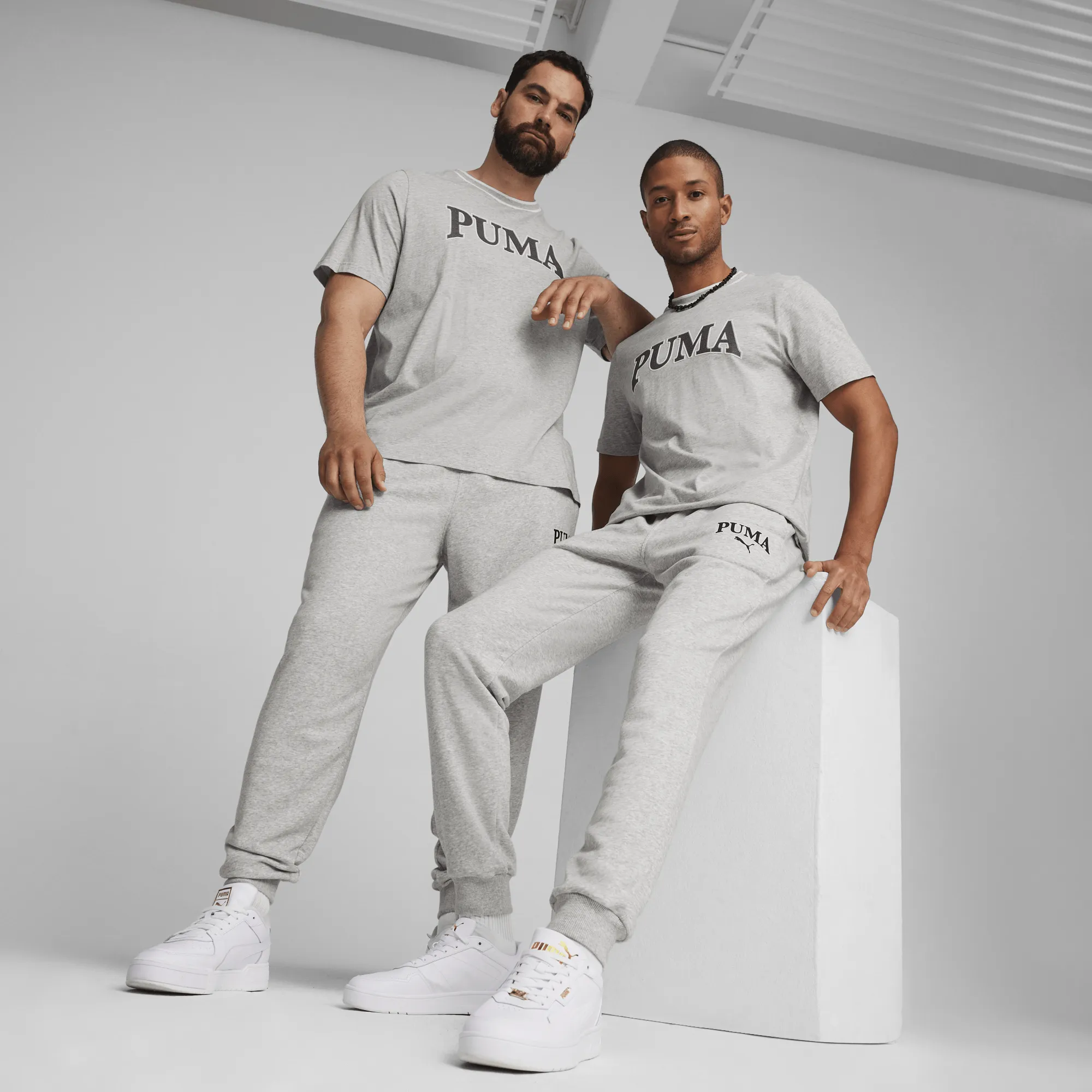 PUMA SQUAD Sweatpants TR cl Light Gray H