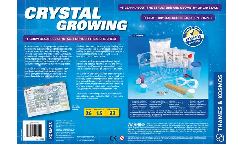 "Crystal Growing" - Science Kit