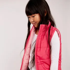 Reversible Vest - Pink Size 5-6 & 8 Only