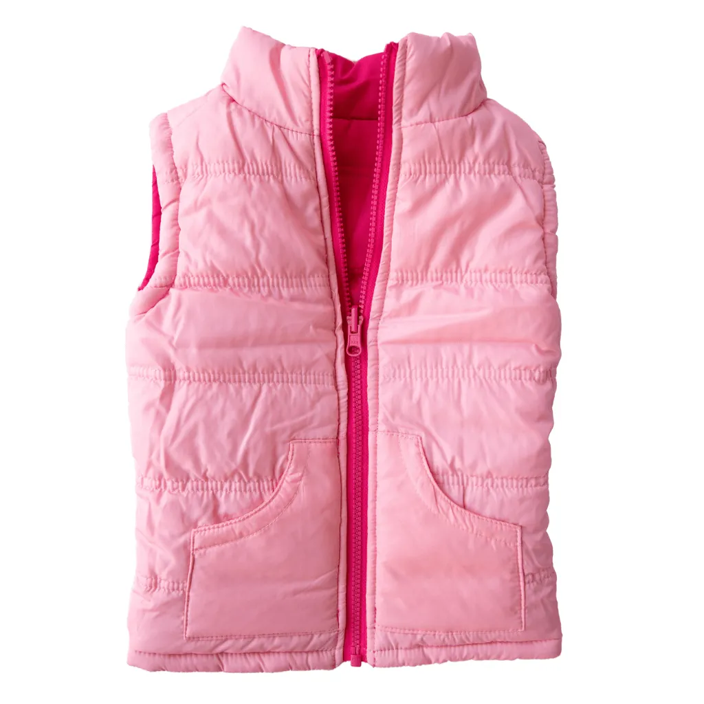 Reversible Vest - Pink Size 5-6 & 8 Only