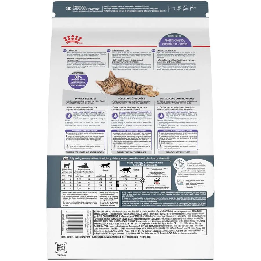 Royal Canin Feline Health Nutrition Appetite Control Dry Cat Food