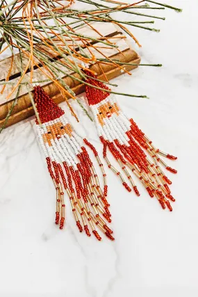 Santa Fringe Earrings