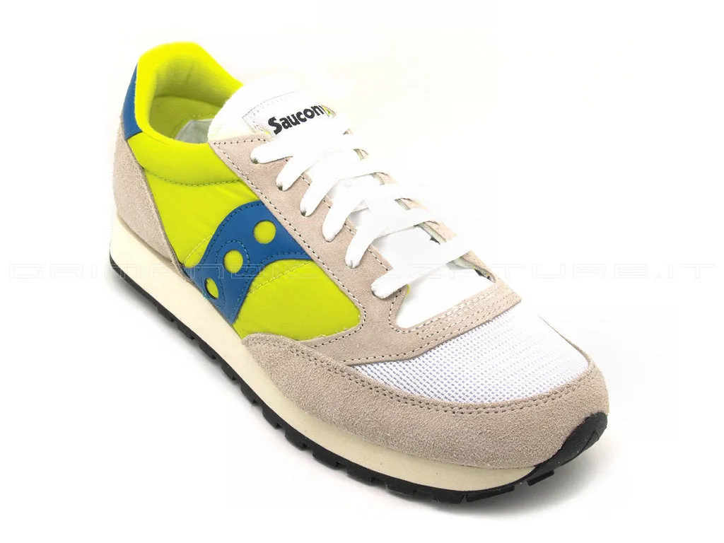 Saucony uomo Vintage Bianco/Giallo fluo