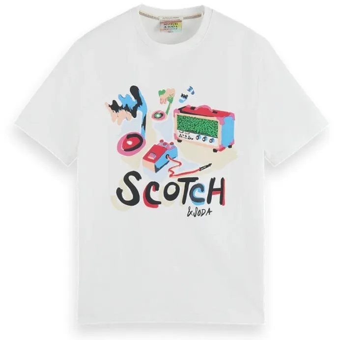 Scotch & Soda Day To Night Aw Tee (White) 173020