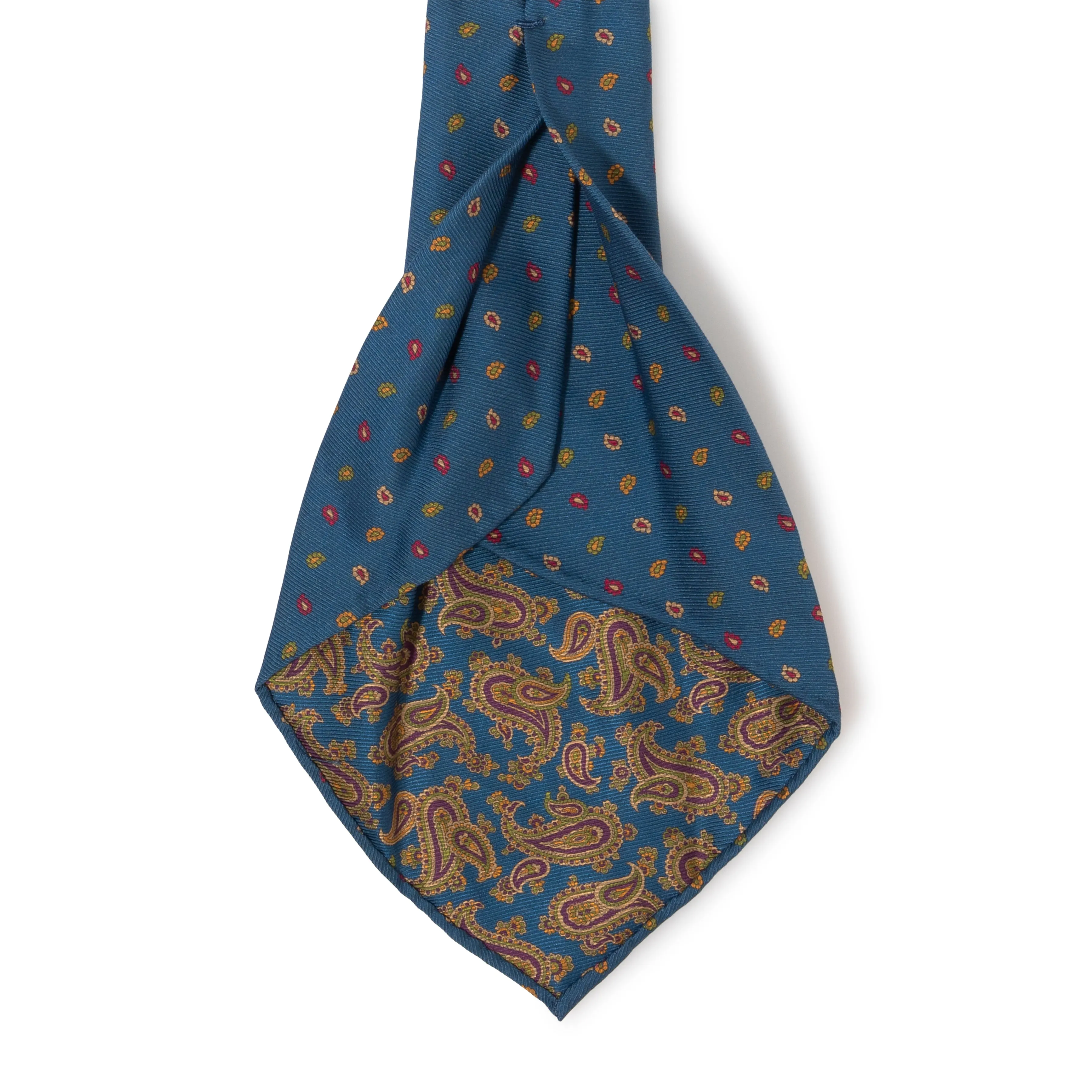 Silk Paisley Seven-fold Tie