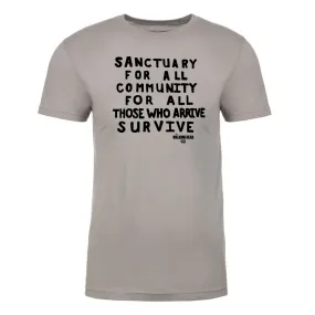 The Walking Dead Sanctuary For All Adult Short Sleeve T-Shirt