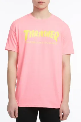 Thrasher Guys Skate Mag Pink Graphic Tee