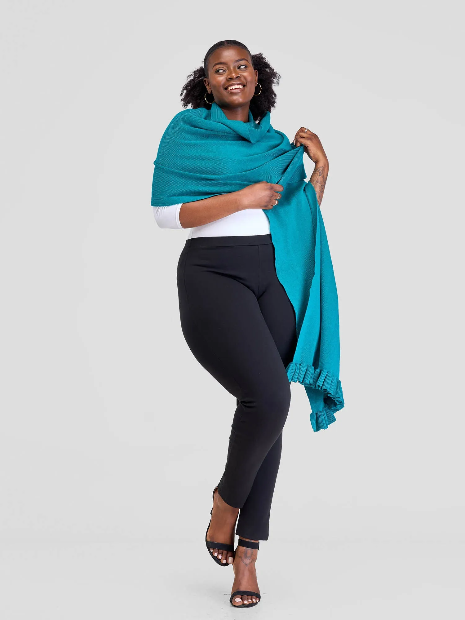 Vivo Pashmina Shawl - Teal