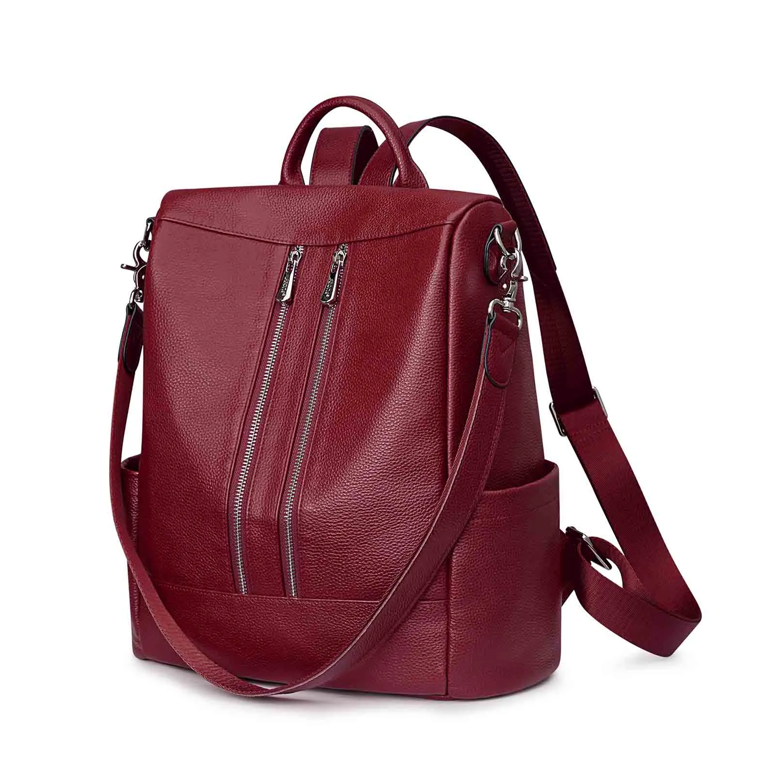 Women Anti-theft Genuine Leather Backpack